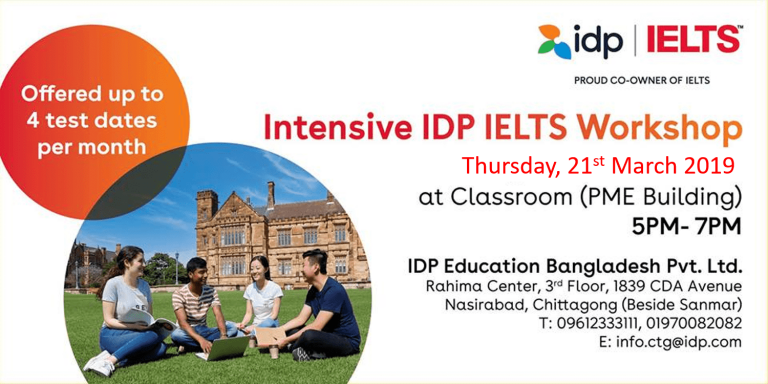 Read more about the article IDP’S IELTS Workshop